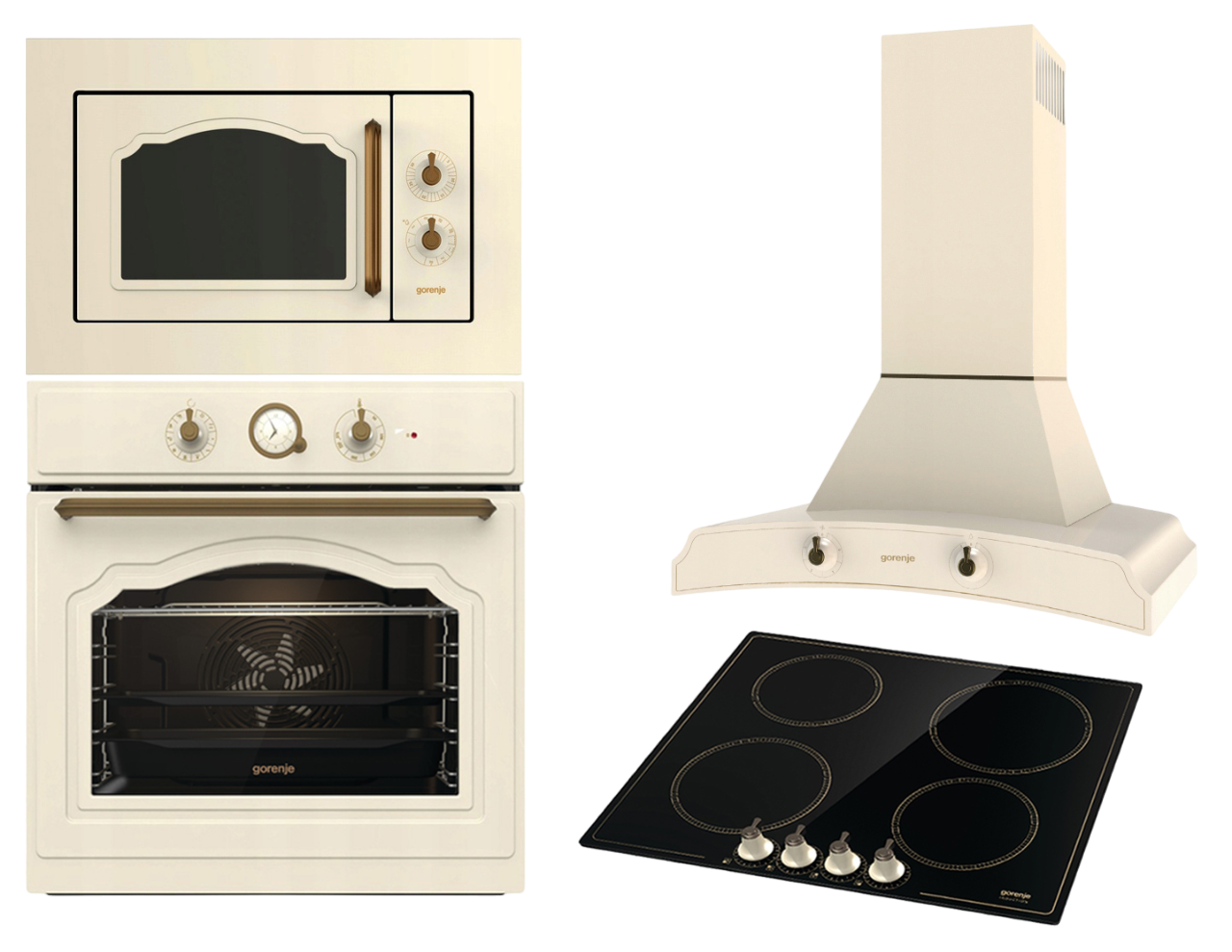Горенья ретро. Плита gorenje ретро ec 55320. gorenje ретро комплект. gorenje слоновая кость. набор встраиваемой техники горение ретро.